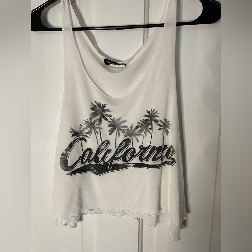 Tank Top, California, Sheer Top